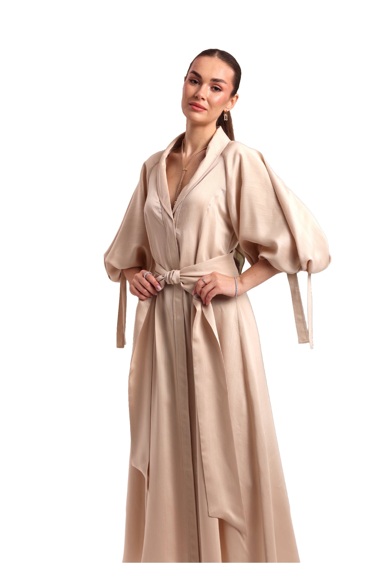 Textured Woven Maxi Dress