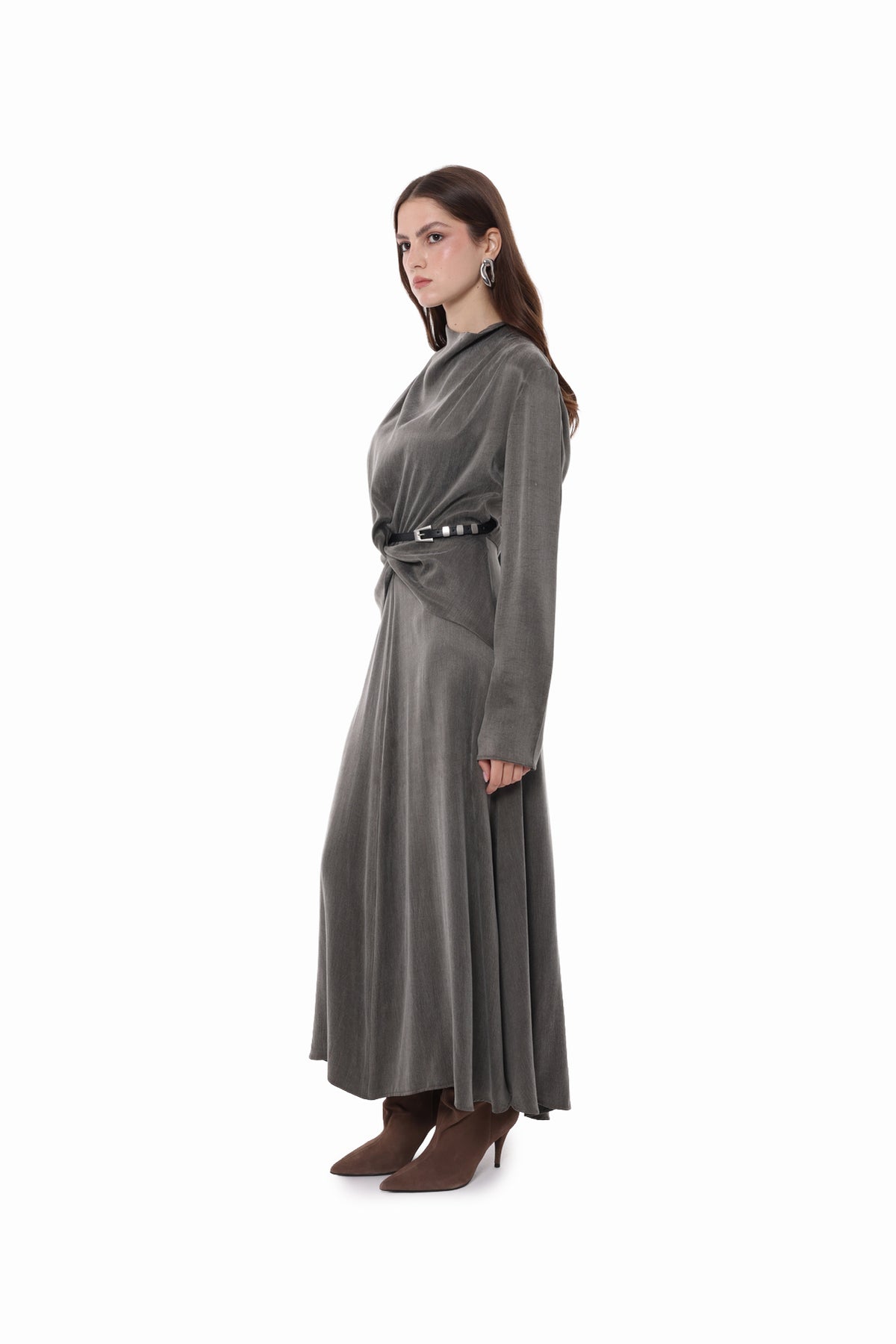 Vesper Dress — Smoke-3
