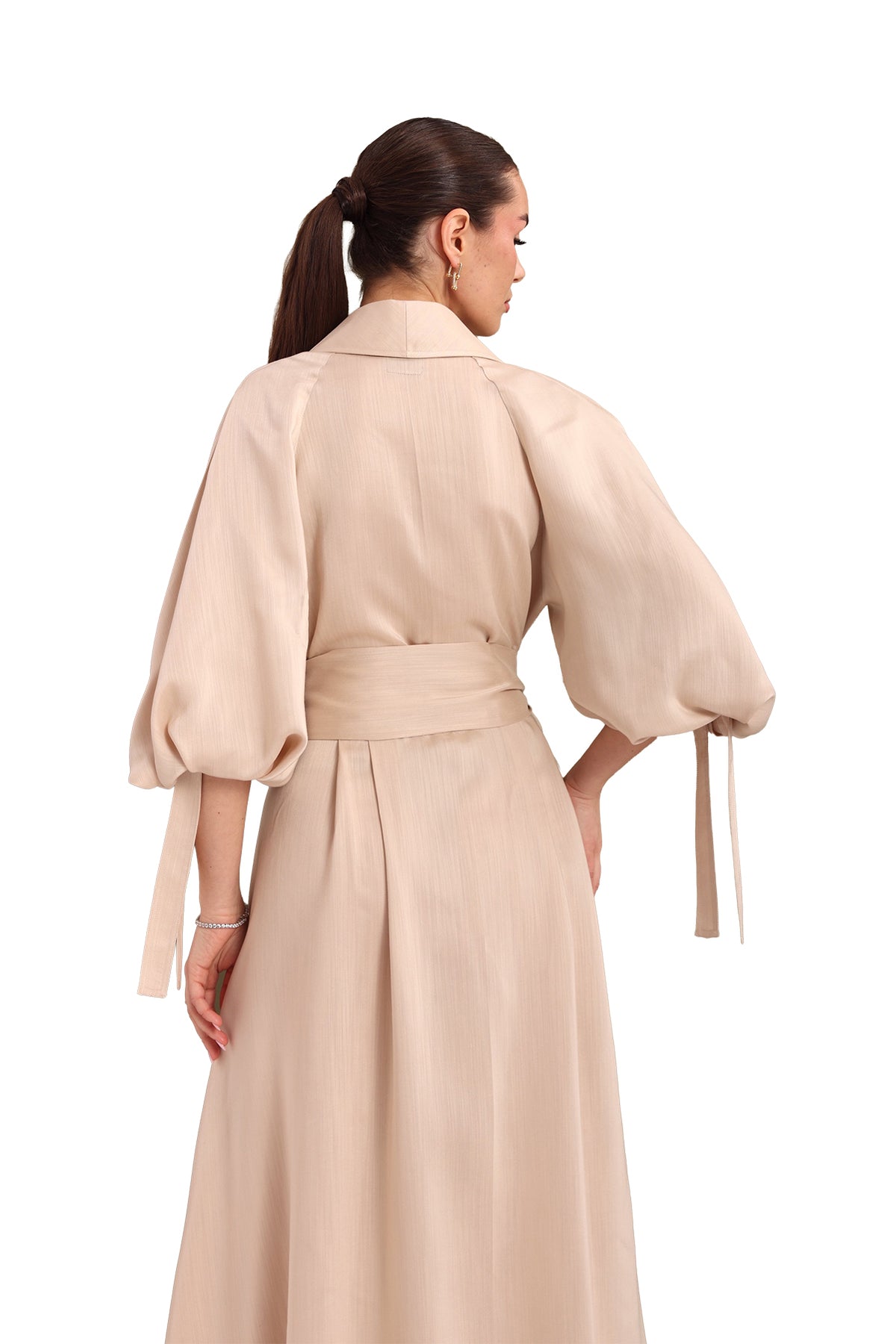 Textured Woven Maxi Dress-5