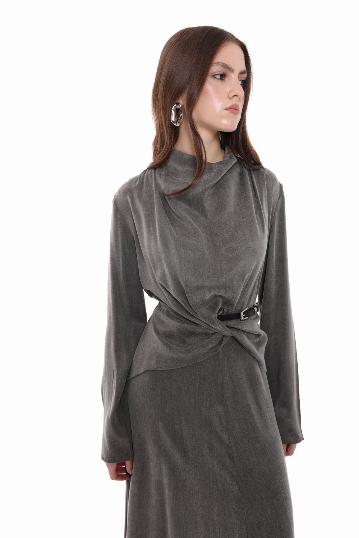 Vesper Dress — Smoke-7