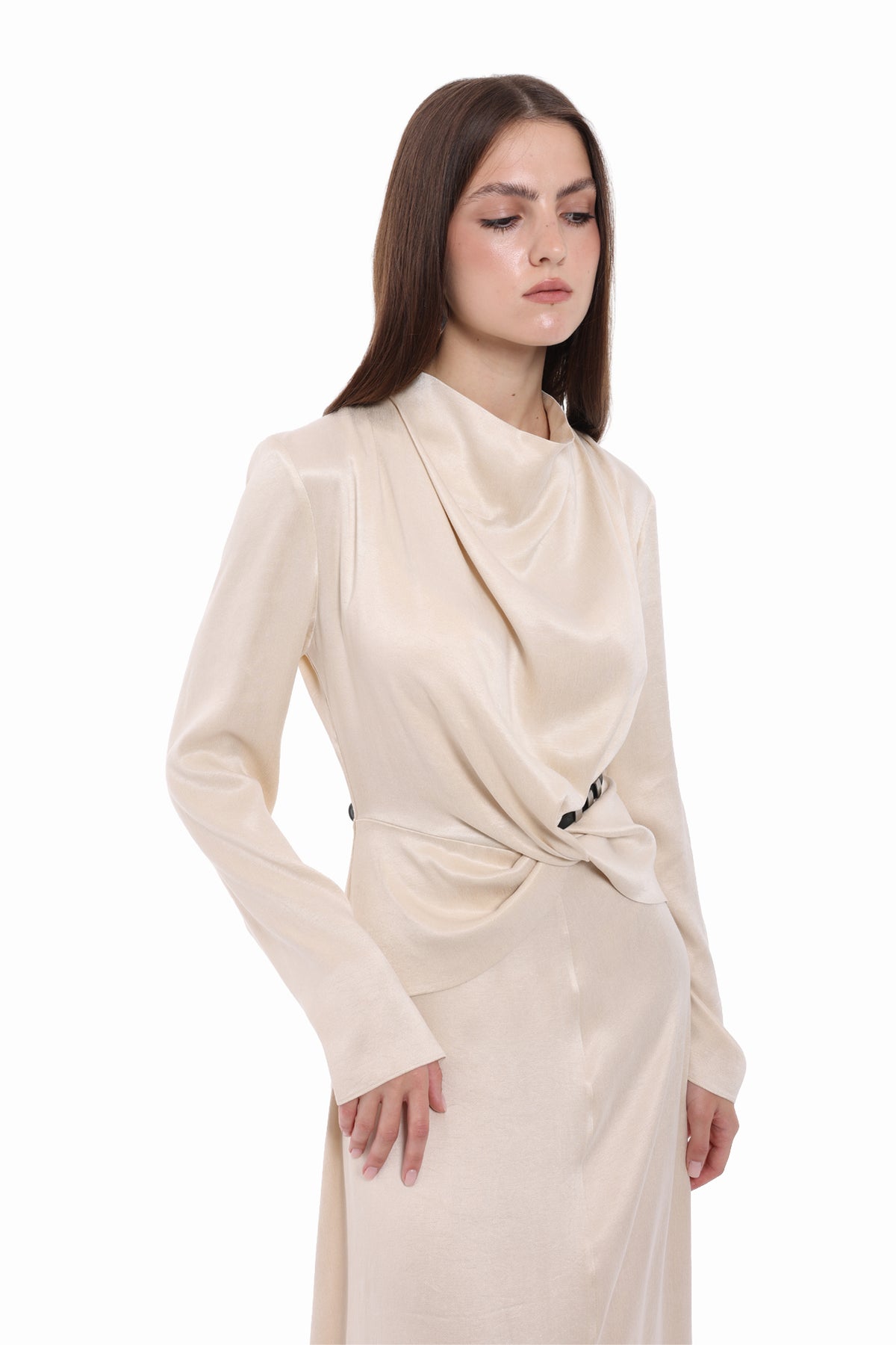 Vesper Dress - Ivory-7