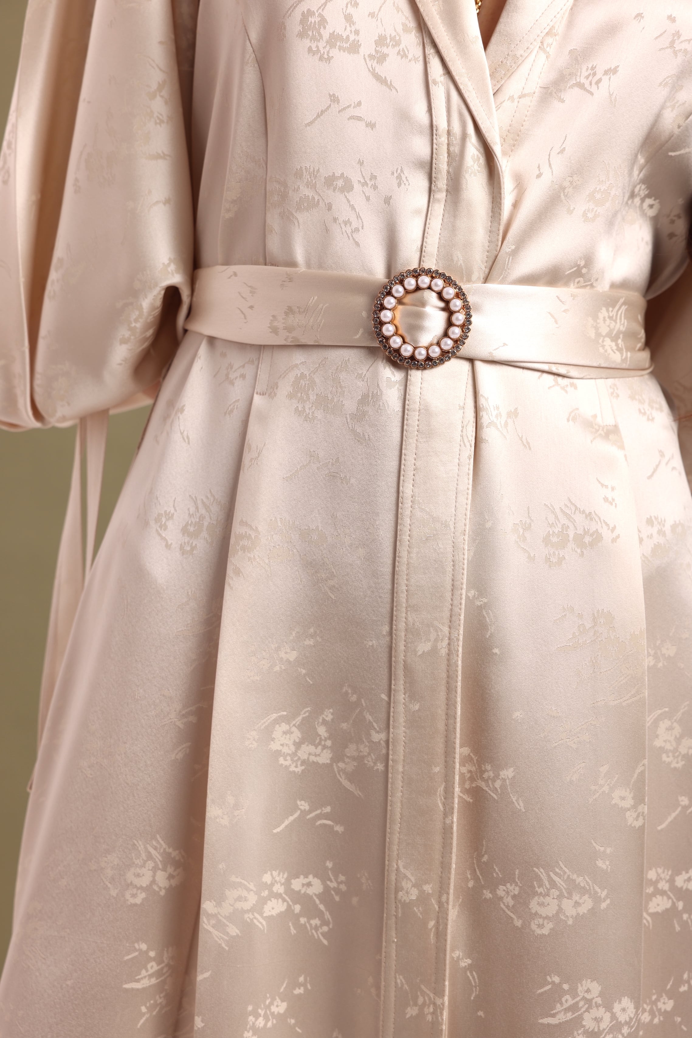 Jacquard Silk Maxi Dress (Copy)-5